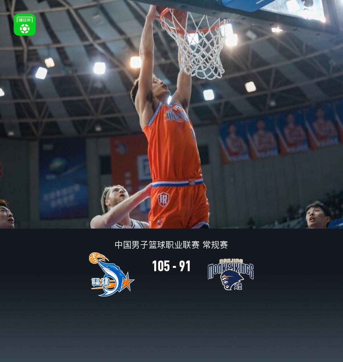 开云-福建105-91力克同曦，邹阳21分4板2助，郭昊文26分